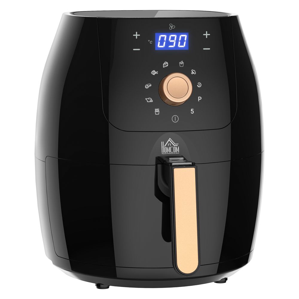 Air Fryer 1700W 5.5L with Digital Display Adjustable Temperature